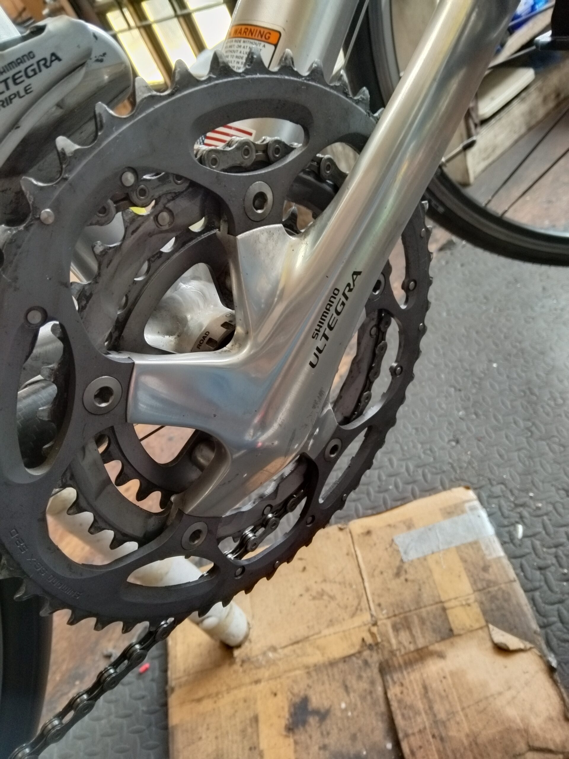 Crankset Tightened & Cleaned